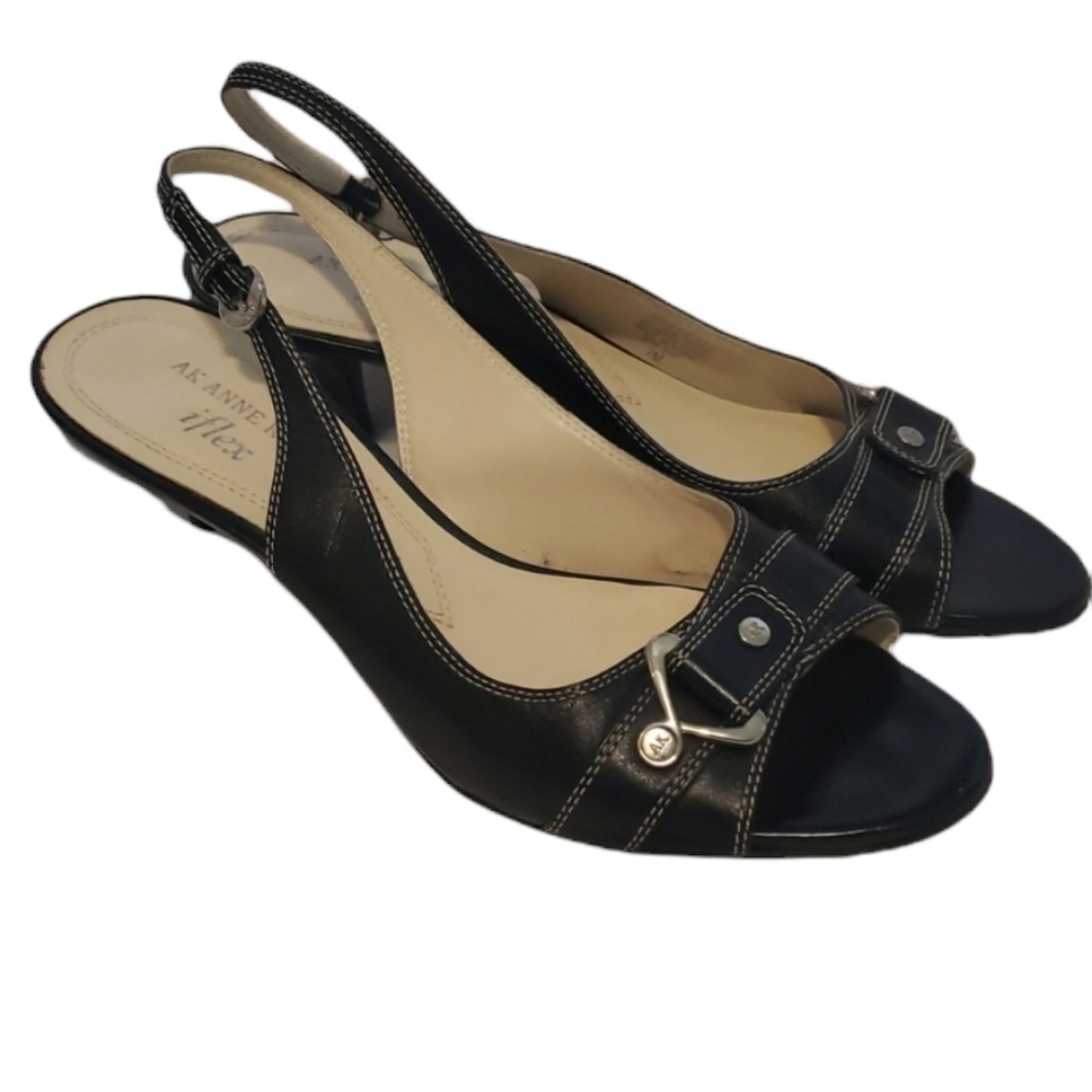 AK Anne Klein I Flex Strappy Open Toe Sandal 7M